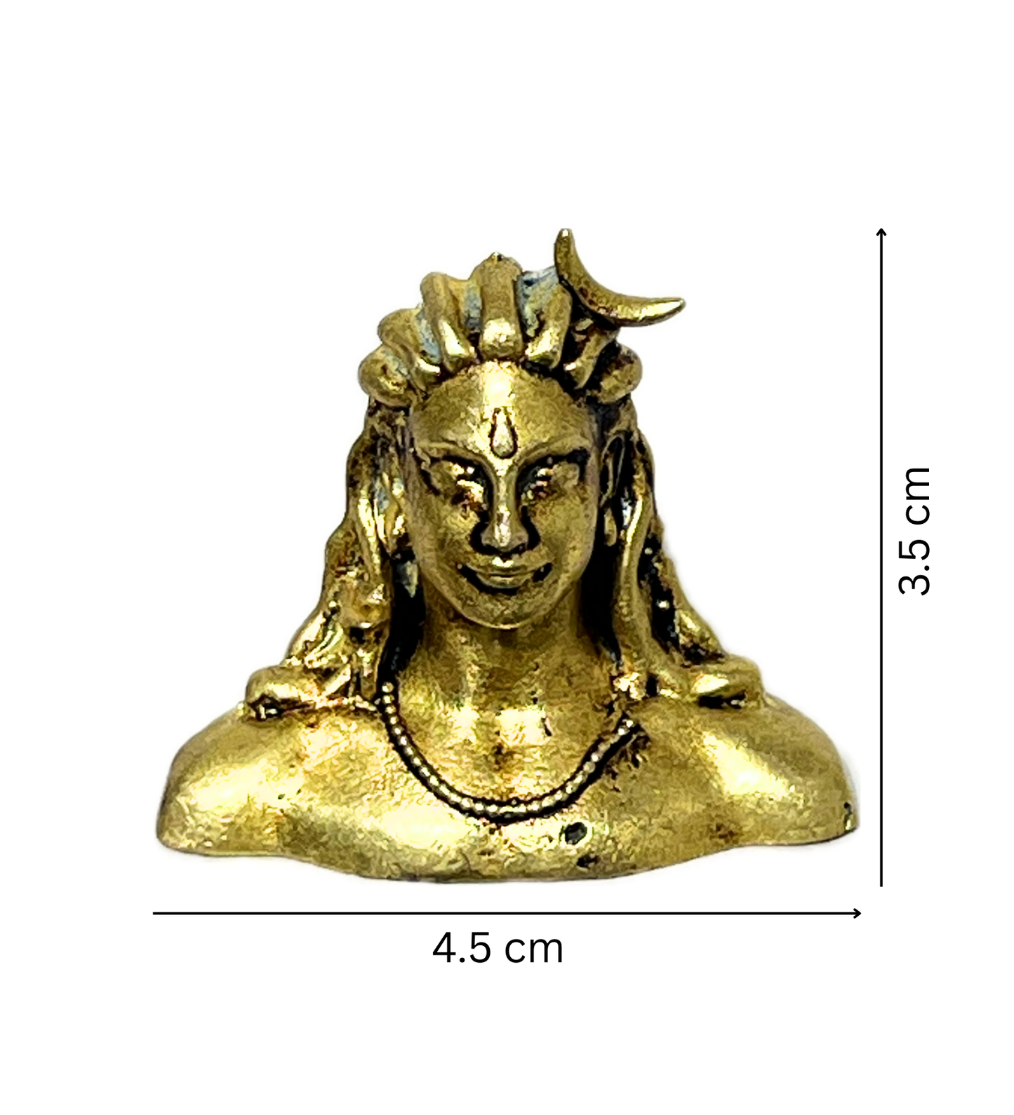 Brass Adiyogi Idol – 100% Pure Brass