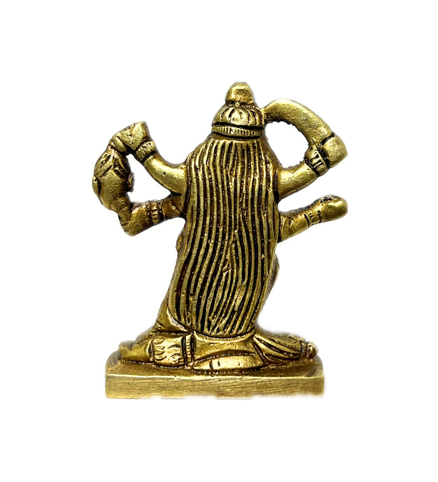 Small Brass Kali Maa Idol – 100% Pure Brass