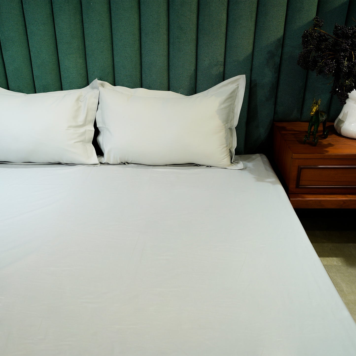 Grey Elegance 300 TC|500 TC Flat Sheet Set