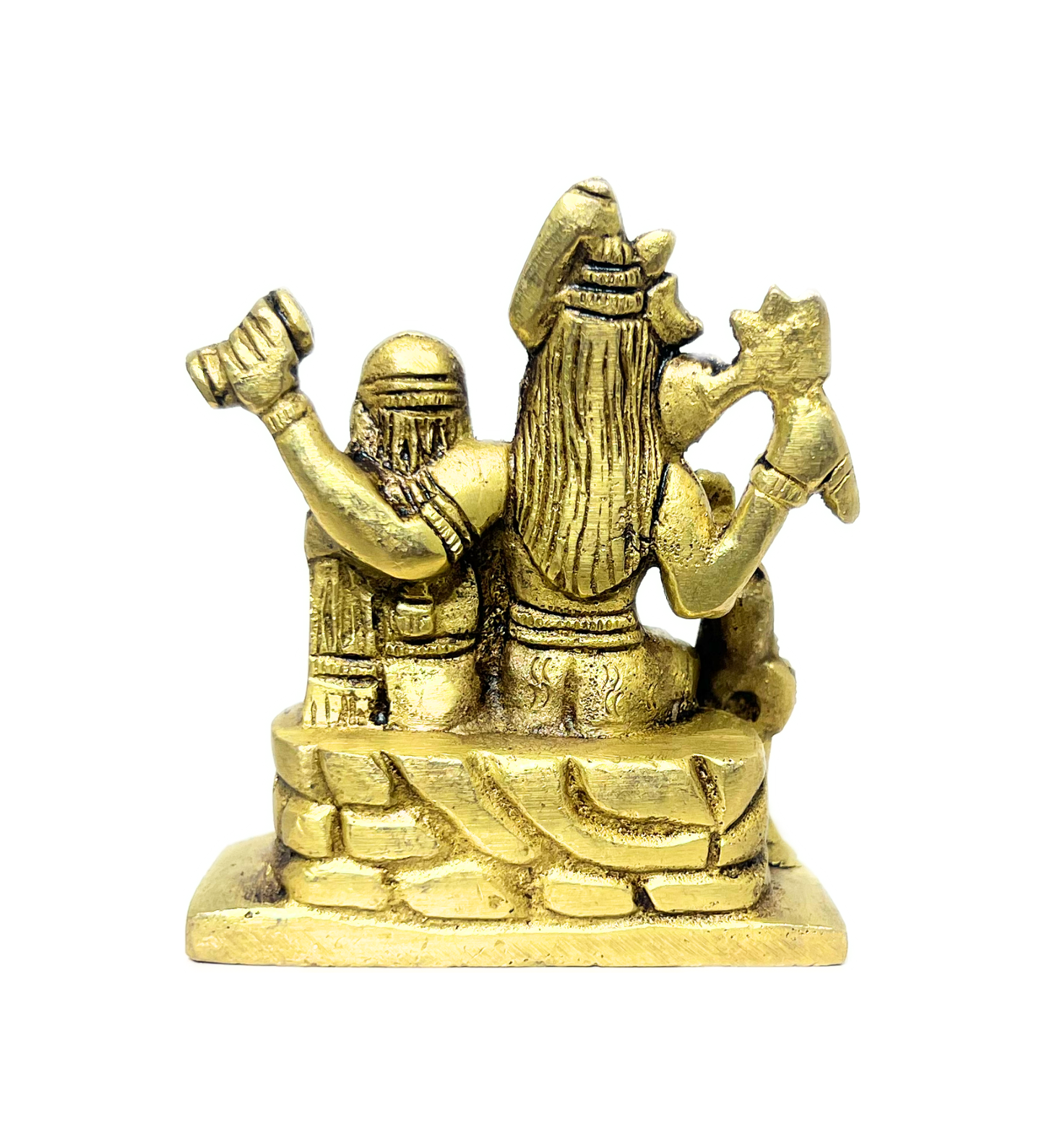 Shiv Parivar Idol Set 100% Pure Brass – Antique Finish