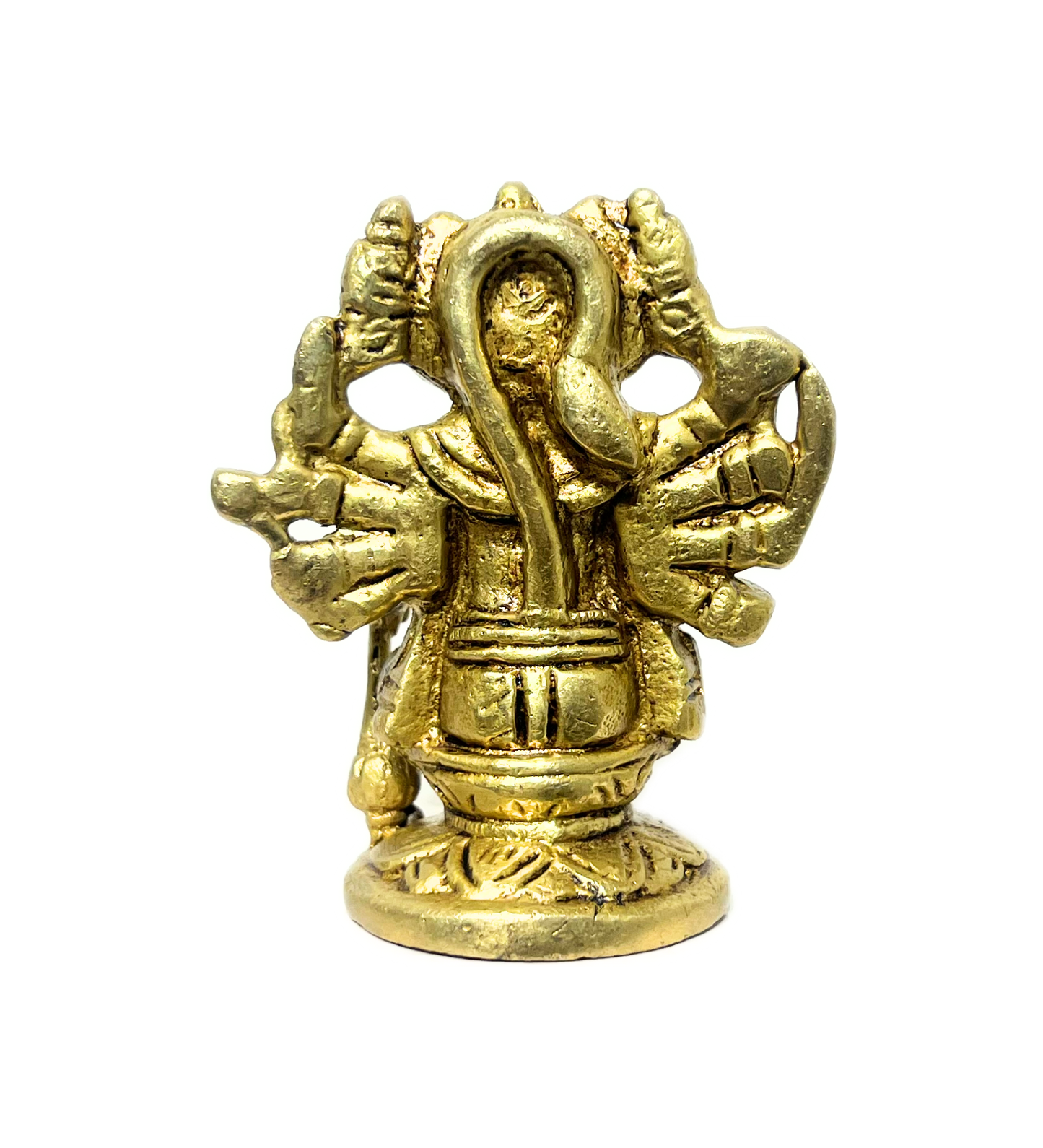 Brass Panchmukhi Hanuman Idol – 100% Pure Brass