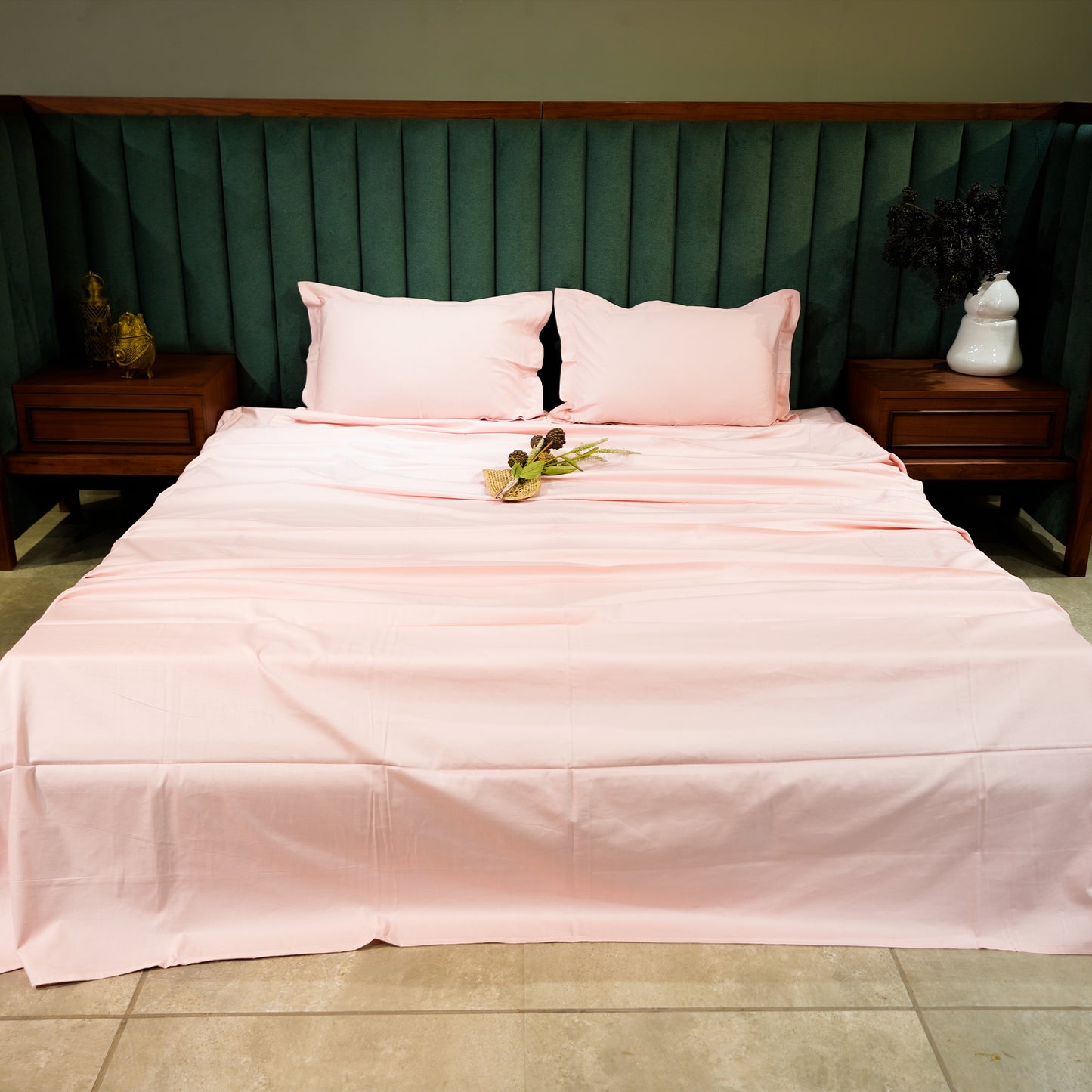 Grey Elegance 300 TC|500 TC Flat Sheet Set
