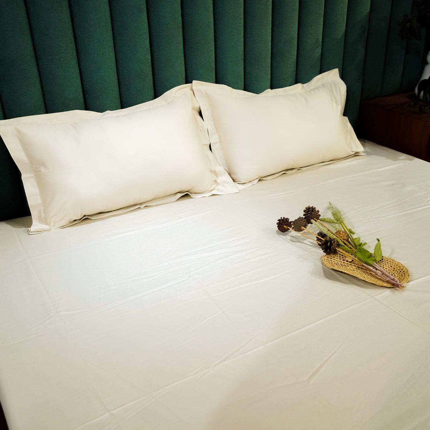 Grey Elegance 300 TC|500 TC Flat Sheet Set