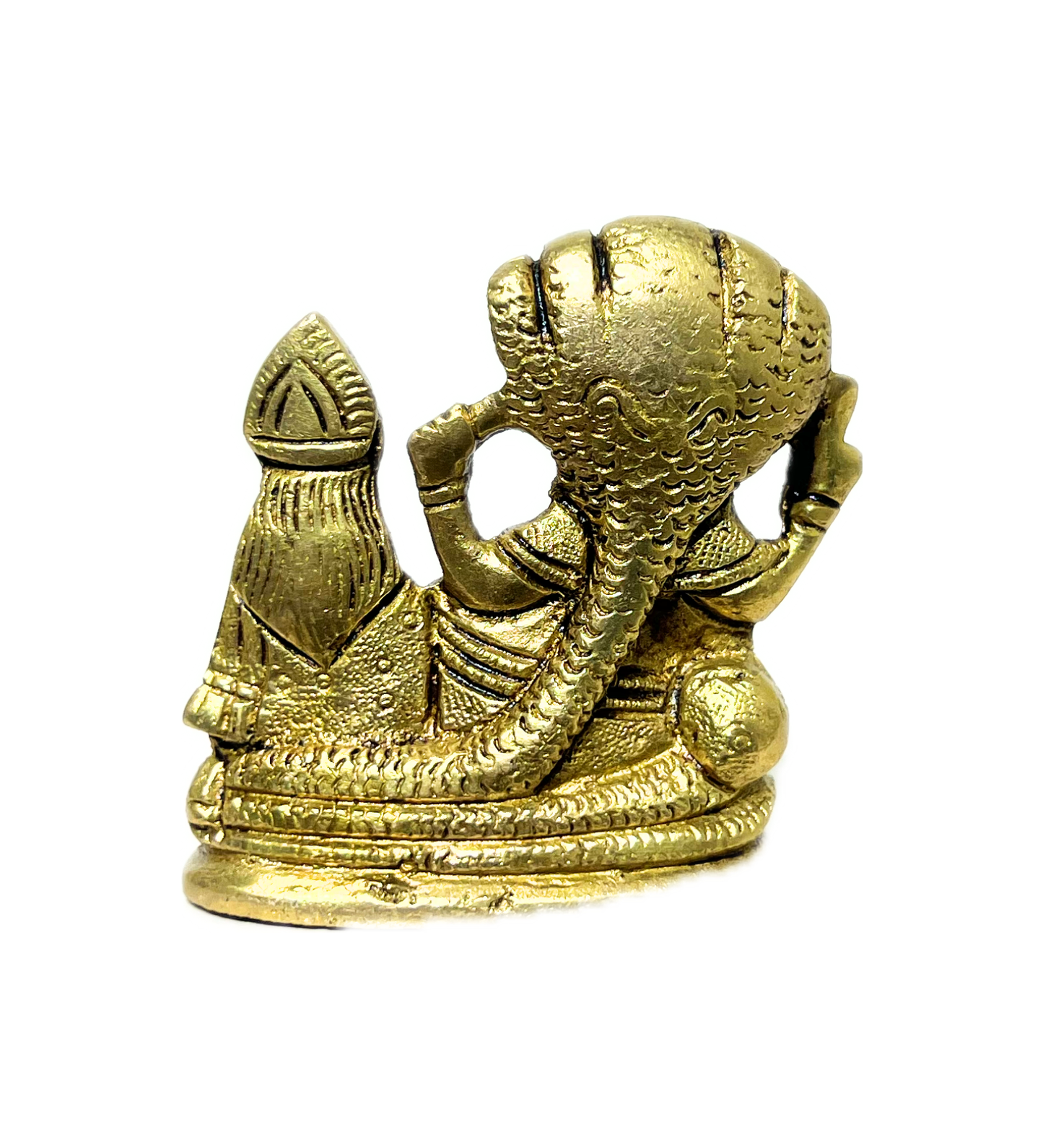 Brass Vishnu Laxmi on Shesh Naag – 100% Pure Brass