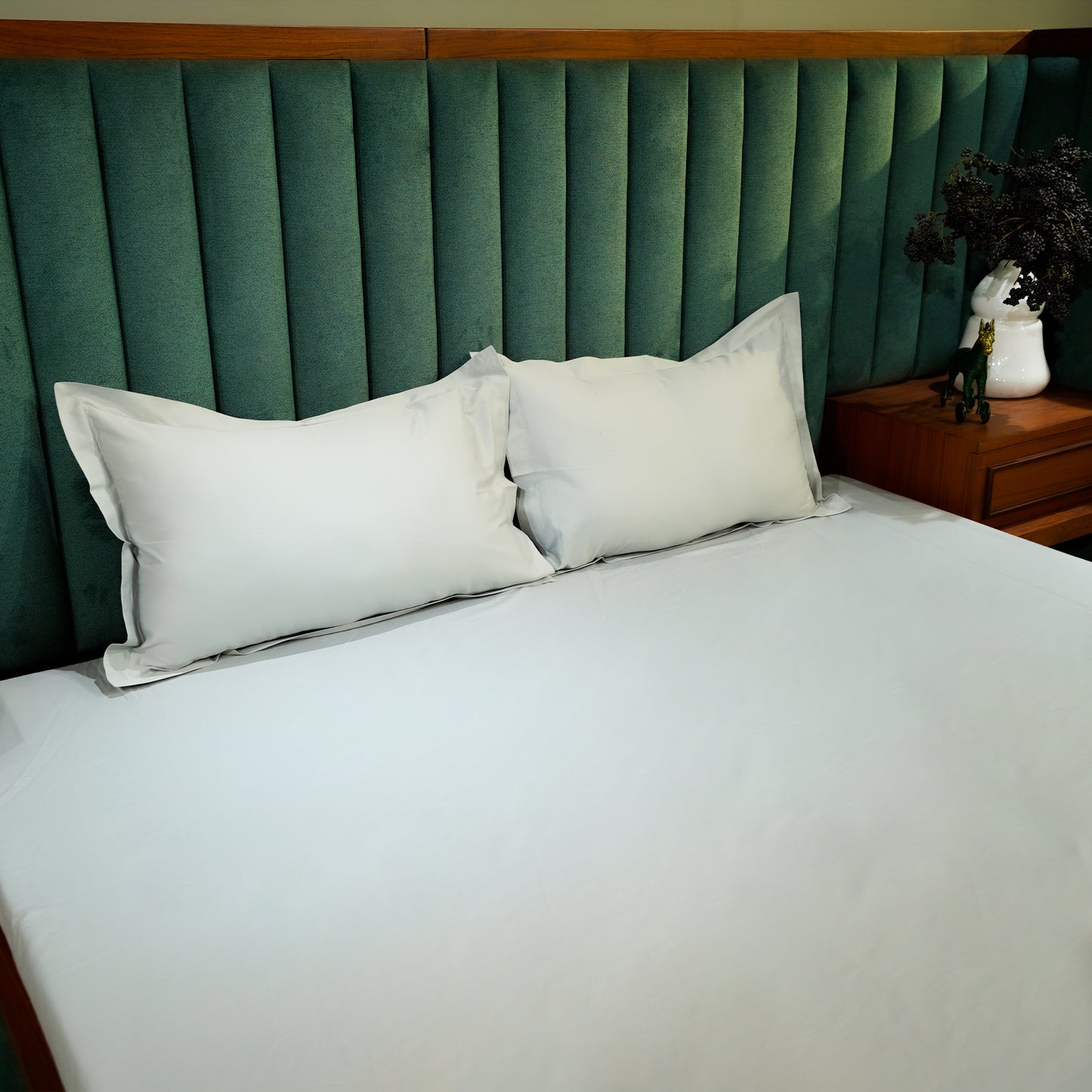 Grey Elegance 300 TC|500 TC Flat Sheet Set