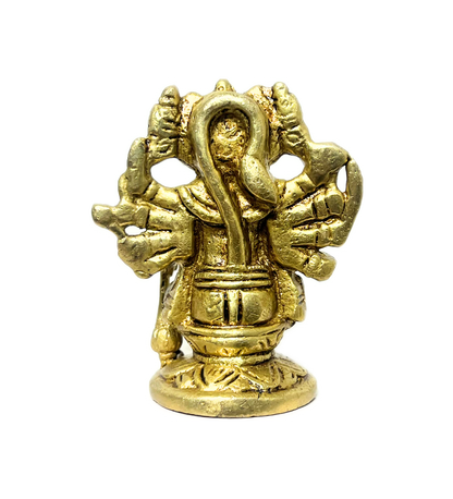 Brass Panchmukhi Hanuman Idol – 100% Pure Brass