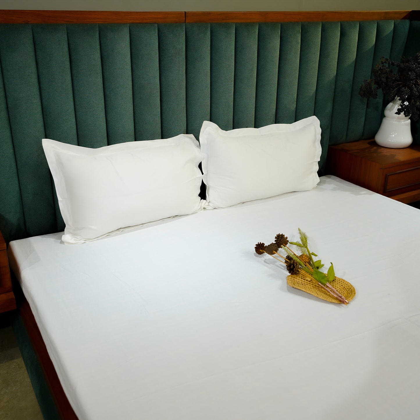 Grey Elegance 300 TC|500 TC Flat Sheet Set