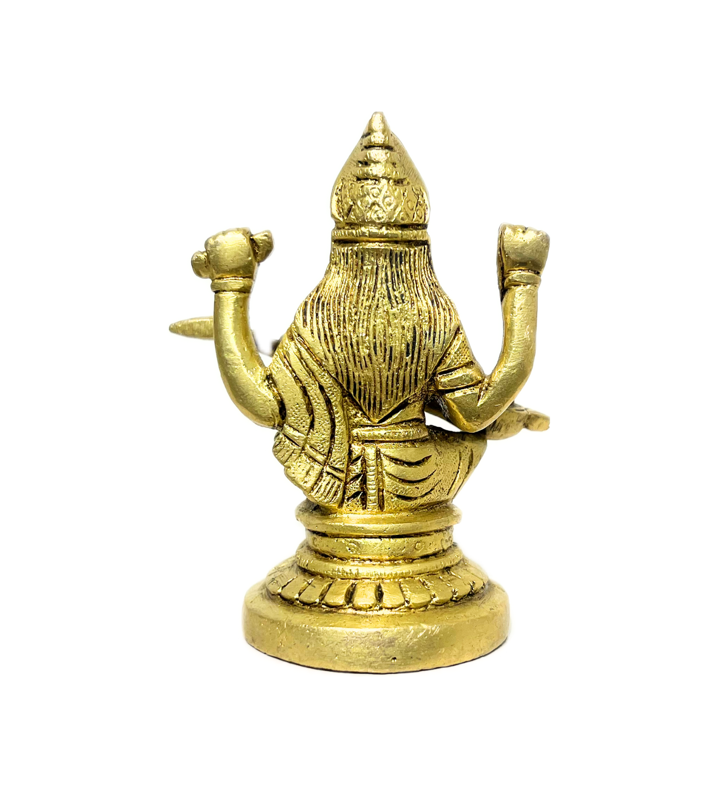 Brass Saraswati Maa Idol – 100% Pure Brass