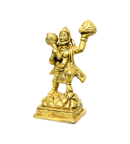 Standing Hanuman Idol – 100% Pure Brass