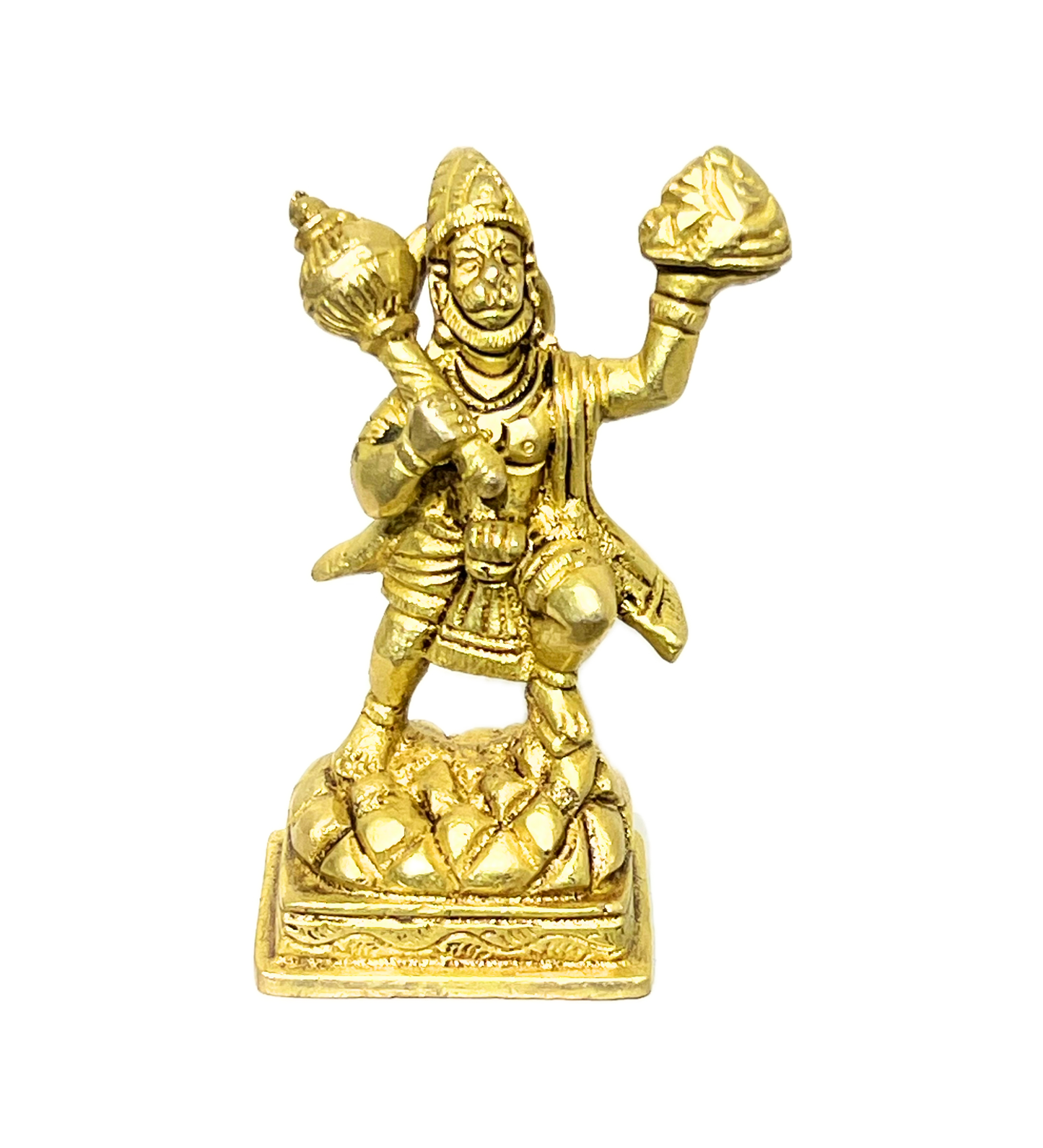 Standing Hanuman Idol – 100% Pure Brass